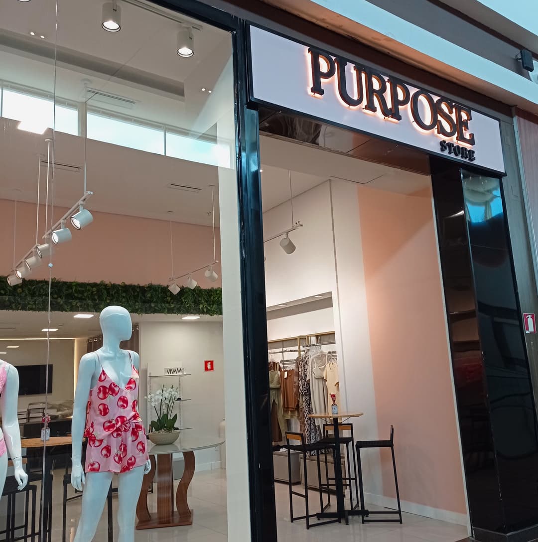 Logo da loja purpose store