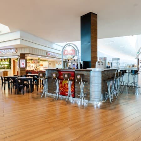 Imagem de interna da loja chopp brahma