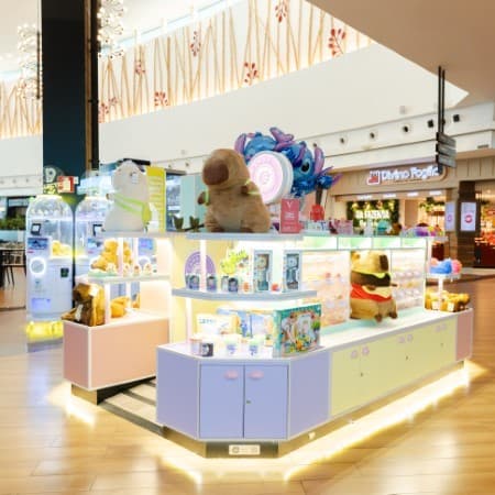 Imagem de interna da loja candy hub