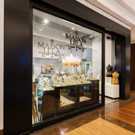 Imagem de interna da loja maison lela