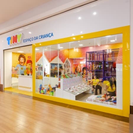 Imagem de interna da loja tiny espaço da criança