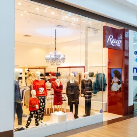 Imagem de interna da loja recco lingerie