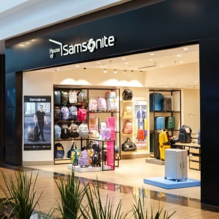 Logo da loja samsonite