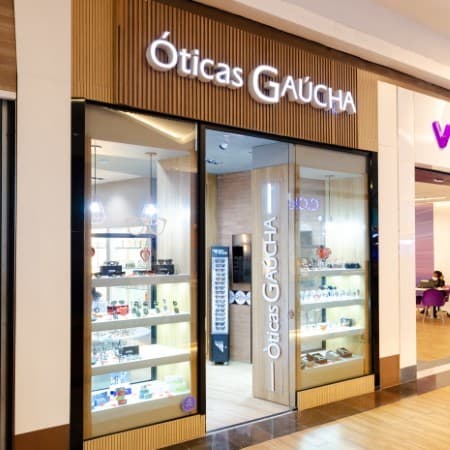 Logo da loja oticas gaucha
