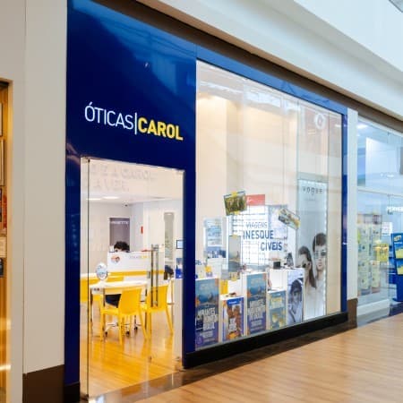 Logo da loja oticas carol