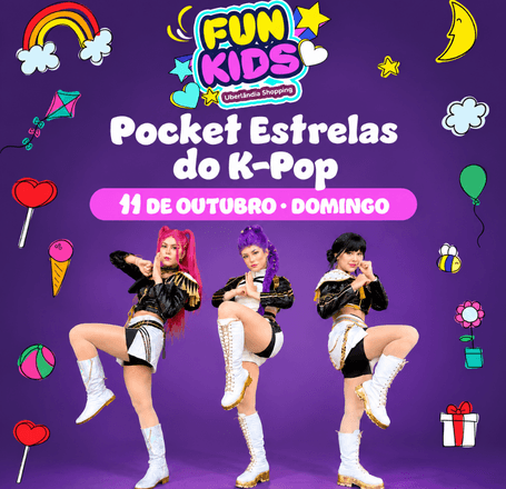 Banner do evento Estrelas do K-Pop