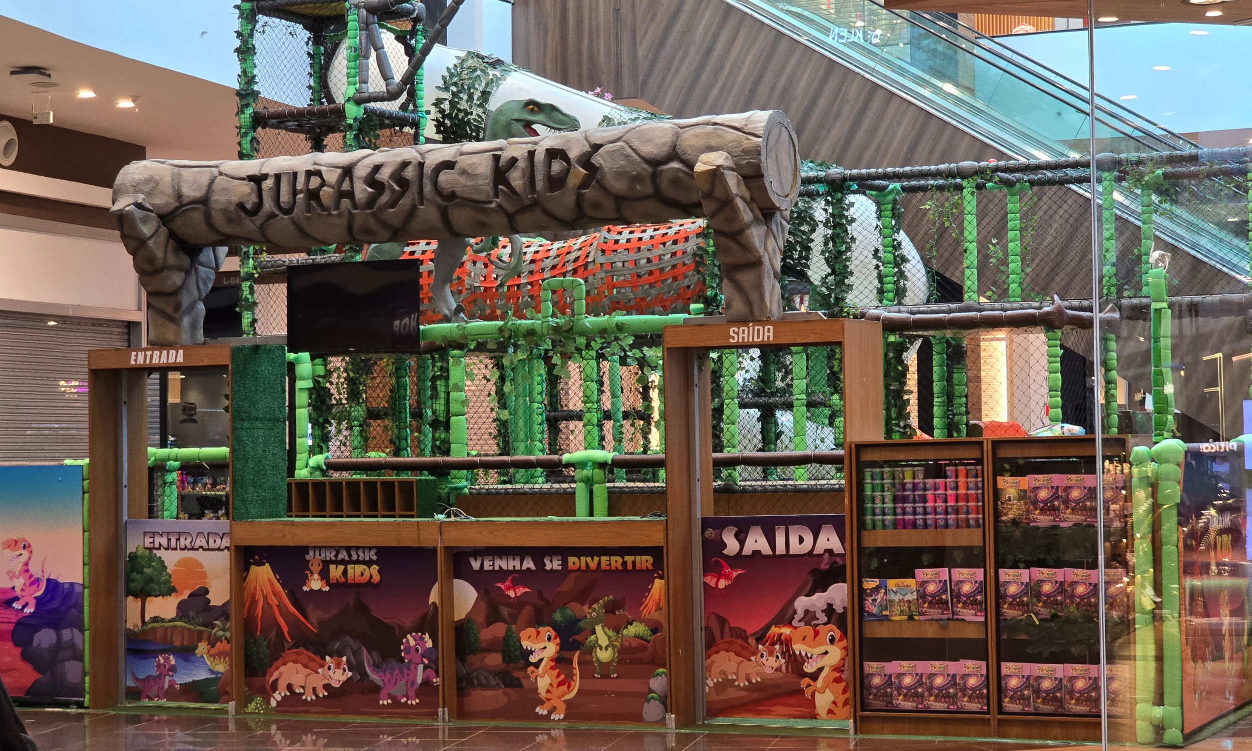 Banner do evento A aventura jurássica começou: Jurassic Kids chega ao Uberlândia Shopping
