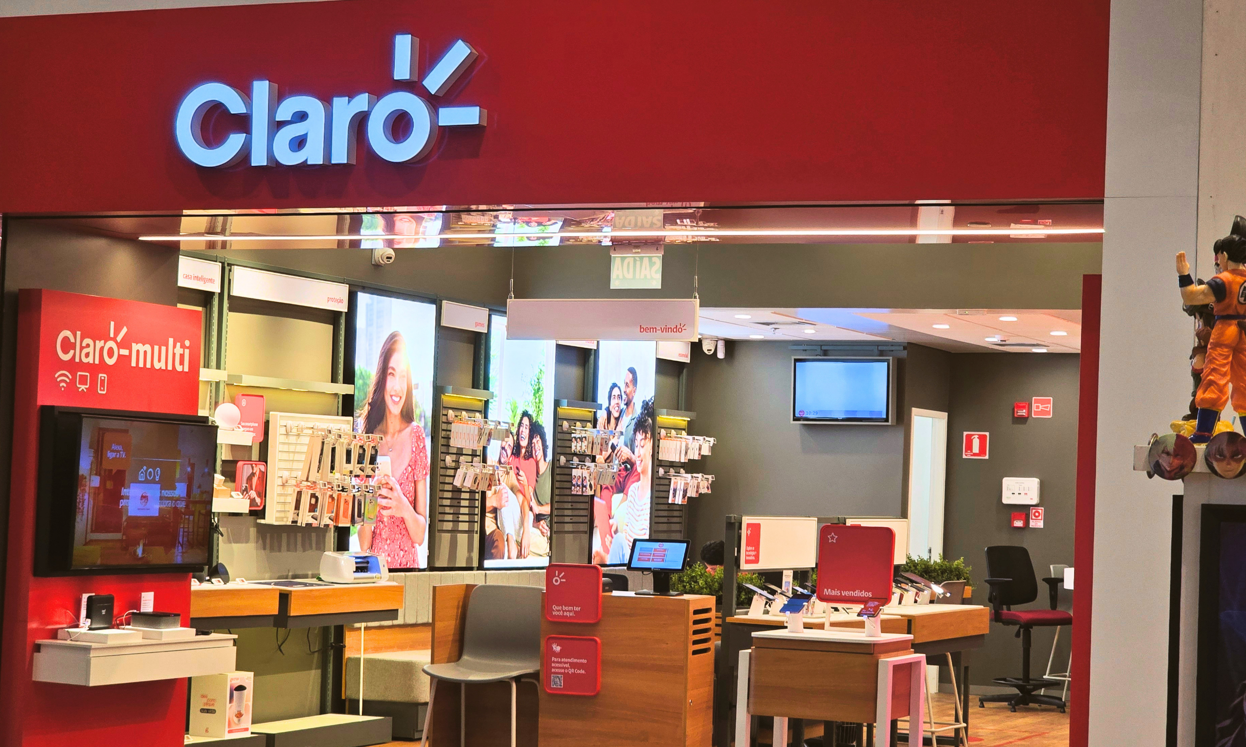 Banner do evento Conectividade e inovação: Claro inaugura no Uberlândia Shopping