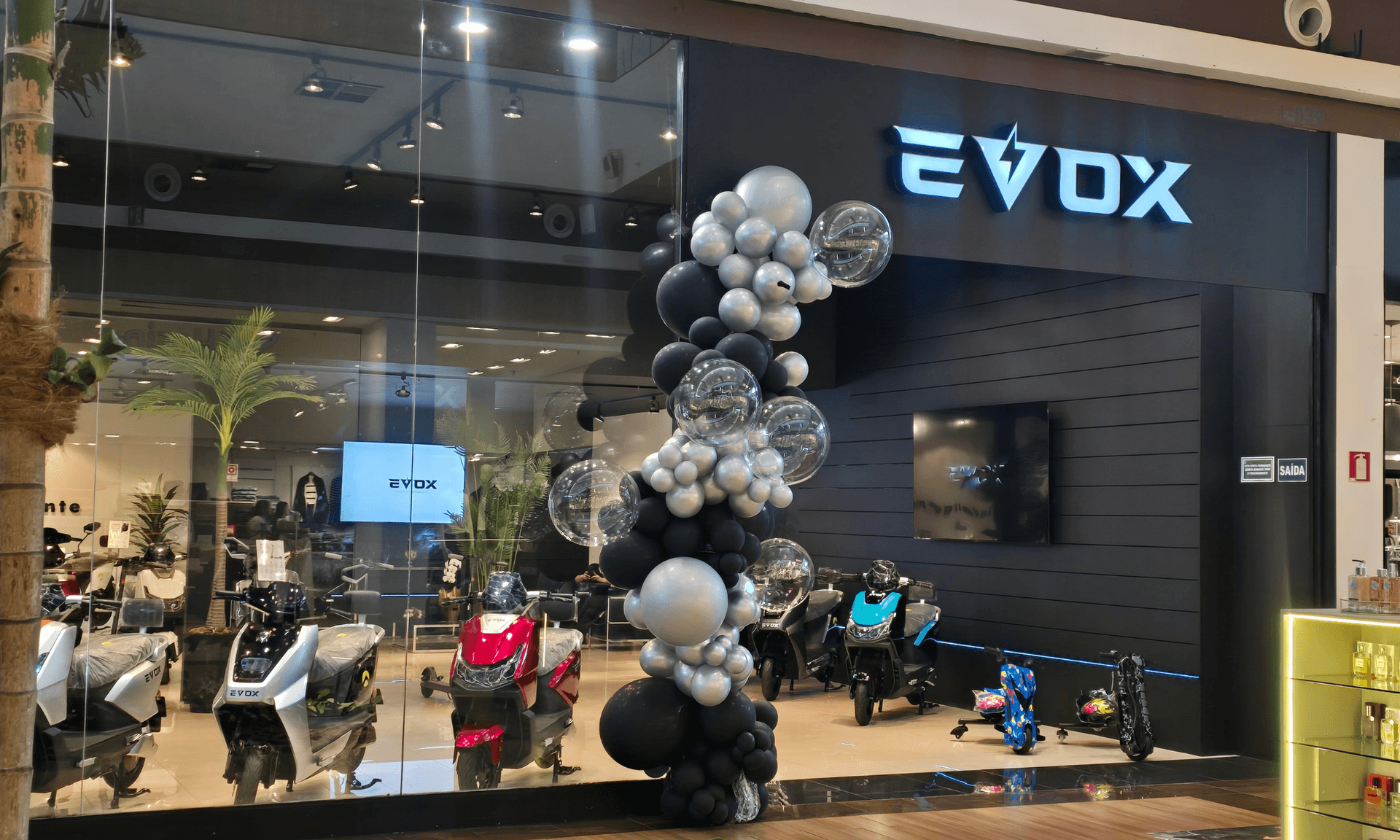 Banner do evento Mobilidade do futuro: EVOX chega ao Uberlândia Shopping