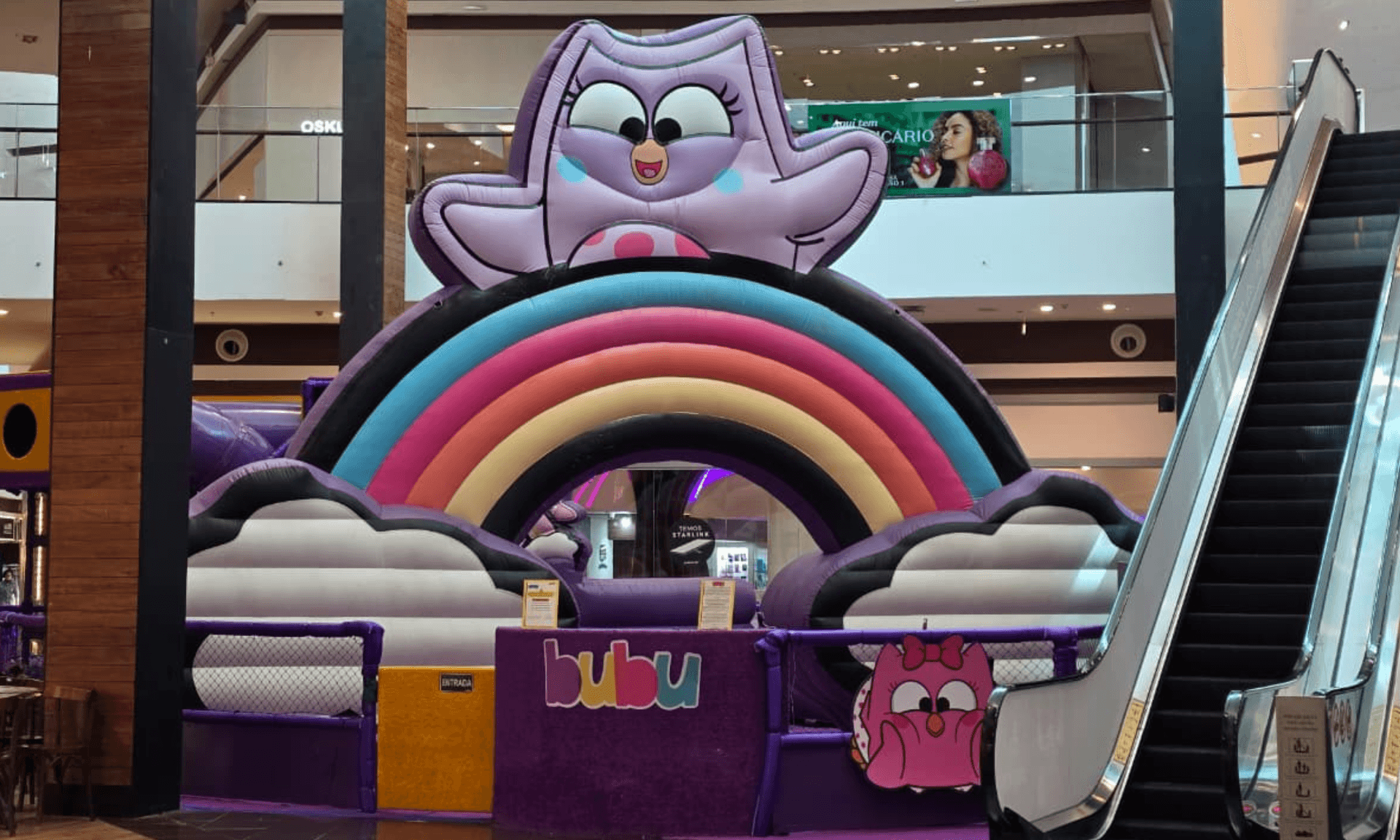 Banner do evento Diversão garantida: Parque Bubu chega ao Uberlândia Shopping