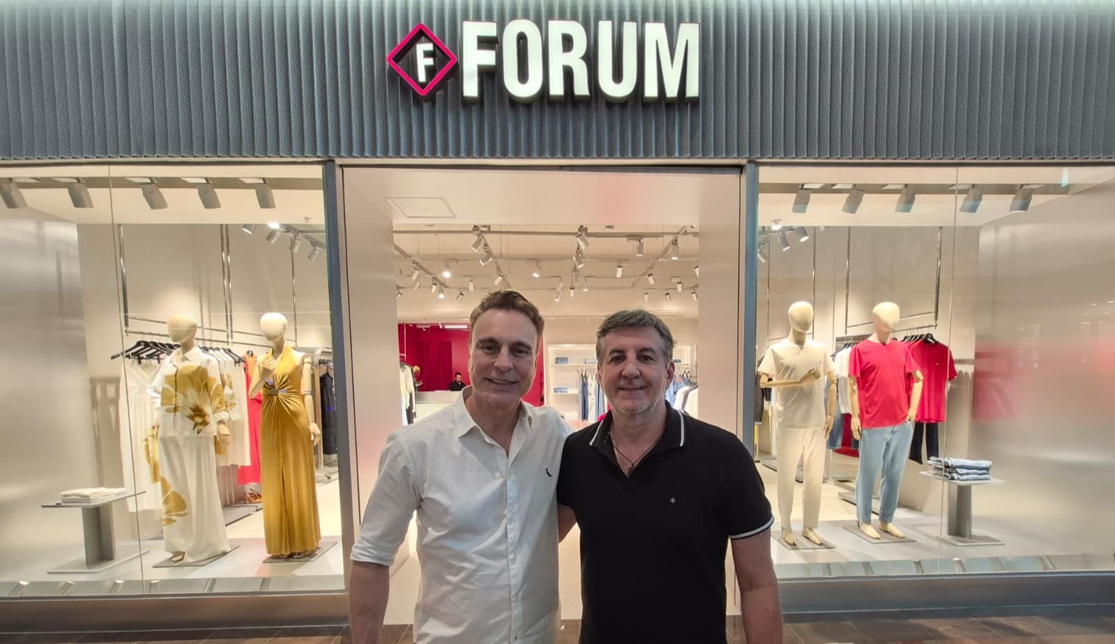 Banner do evento Forum chega ao shopping com moda e atitude