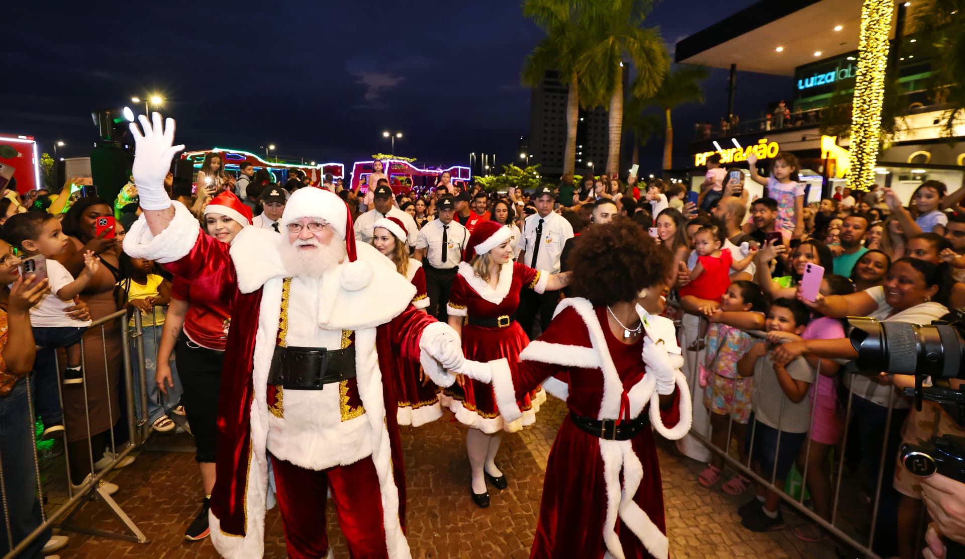 Banner do evento Chegada Papai Noel