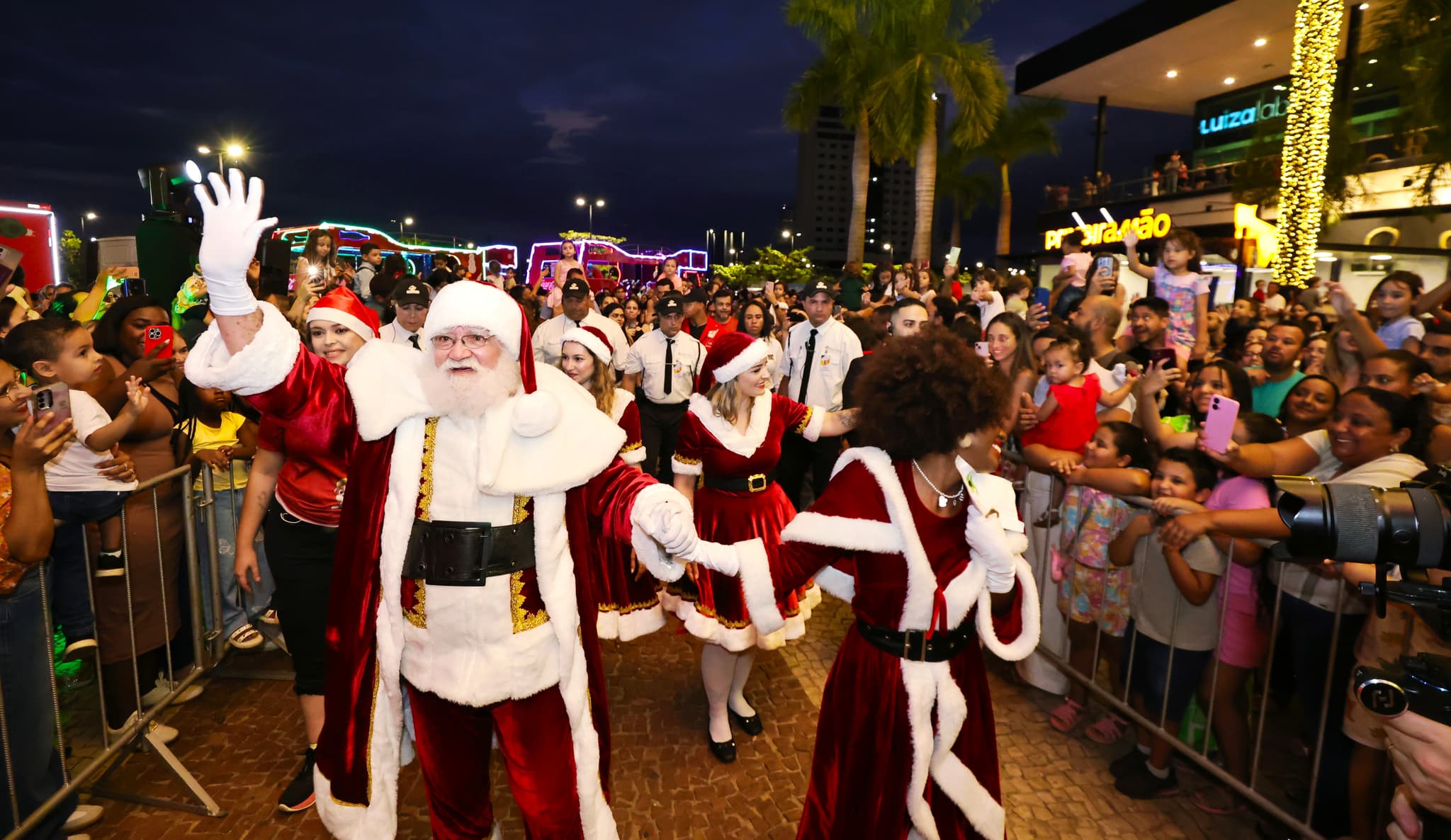 Banner do evento Chegada Papai Noel