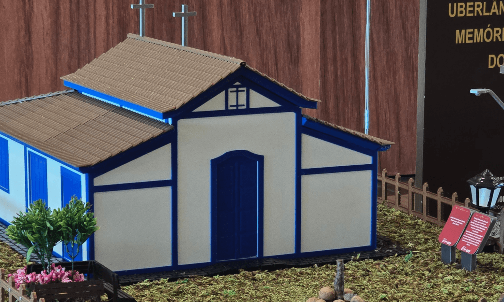 Banner do evento Exposição “Uberlândia: Patrimônio, Memórias e Histórias do Passado” encanta visitantes no shopping