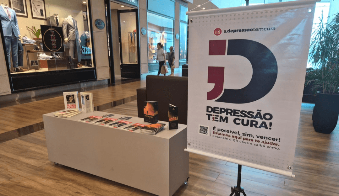 Banner do evento Janeiro Branco: ação “Depressão tem cura” reforça a importância da saúde mental