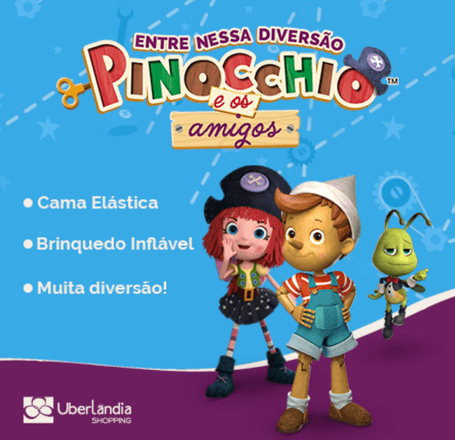 Banner do evento Parque do Pinóquio e Amigos